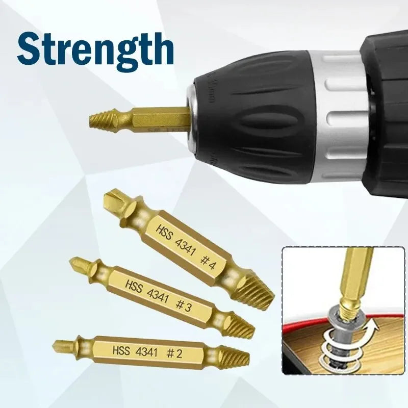 Extractores de tornillos 6 piezas