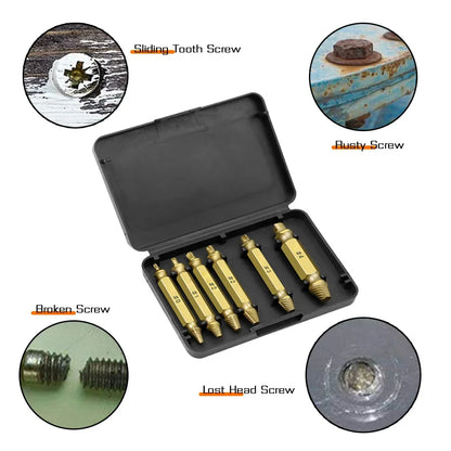 Extractores de tornillos 6 piezas