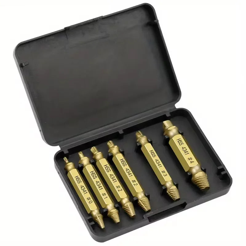 Extractores de tornillos 6 piezas