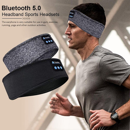 Banda Elástica con Auriculares Integrado conexión Bluetooth