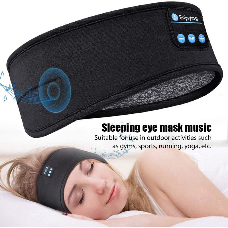 Banda Elástica con Auriculares Integrado conexión Bluetooth